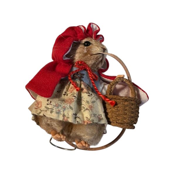 R John Wright #056 of 150 Fairy Tale Mice Little Red Riding Hood With Box & Cert - Picture 3 of 7